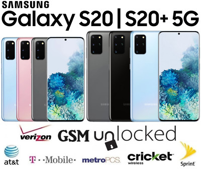Samsung Galaxy S20 5G G981B/DS / S20+ Plus G986B/DS 5G 128GB DUAL SIM Unlocked