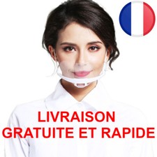 Wiederverwendbare PVC Schutzmaske - transparentes Visier - Mundabdeckung