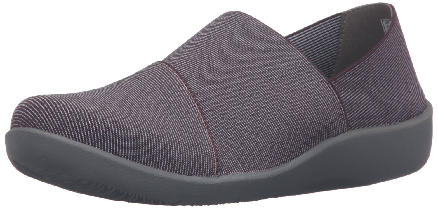 CLARKS Donna Sillian Loafers, Firn Closed Toe Loafers, Sillian Aubergine, Taglia 7.5 1f4f18 CLARKS Donna Sillian Loafers, Firn Closed Toe Loafers, Sillian Aubergine, Taglia 7.5 1f4f18