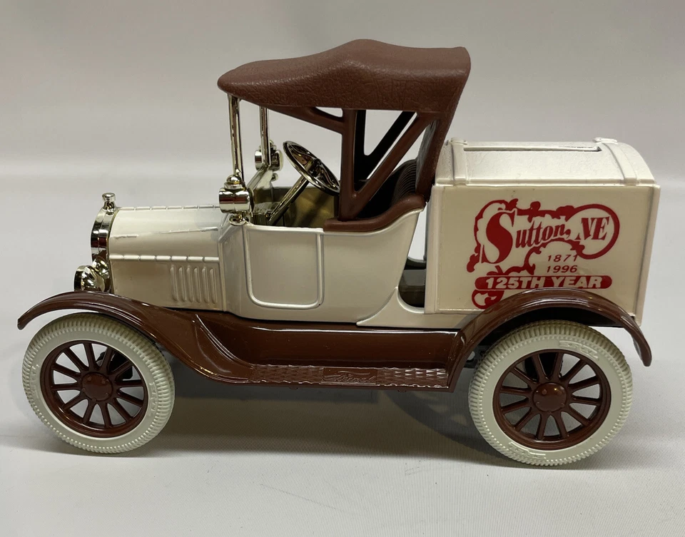 LIMITED EDITION 1918 Ford Runabout Ertl DIECAST Bank Sutton Nebraska 125 Year - Image 3 of 4