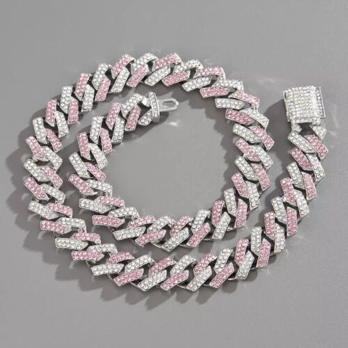 Pink hotsell cuban chain