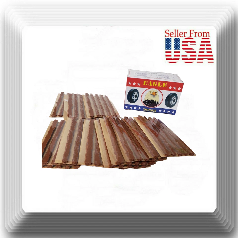 EAGLE  Seal Tire Plugs  60 SEALS 100% SELF VULCANIZING TUBELESS TIRE REPAIR PLUG - Image 2 of 4