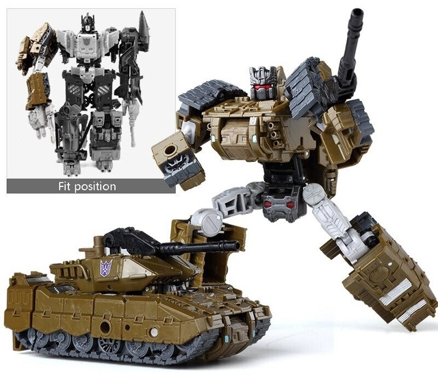 6 in 1 Bruticus Transformer Toy Model Action Figure Decepticon Tank Helicopter for sale online