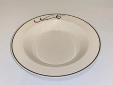 Homer Laughlin China LYRICA Dessert Bowl Teal Maroon Swirl Replacement