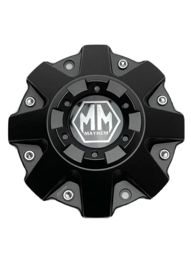 Mayhem Matte Black Wheel Center Cap C108040MB01 C108010MB01