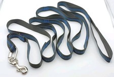 Dog Leash 10 Foot with Multiple Rings and Metal Hook for Large Dogs