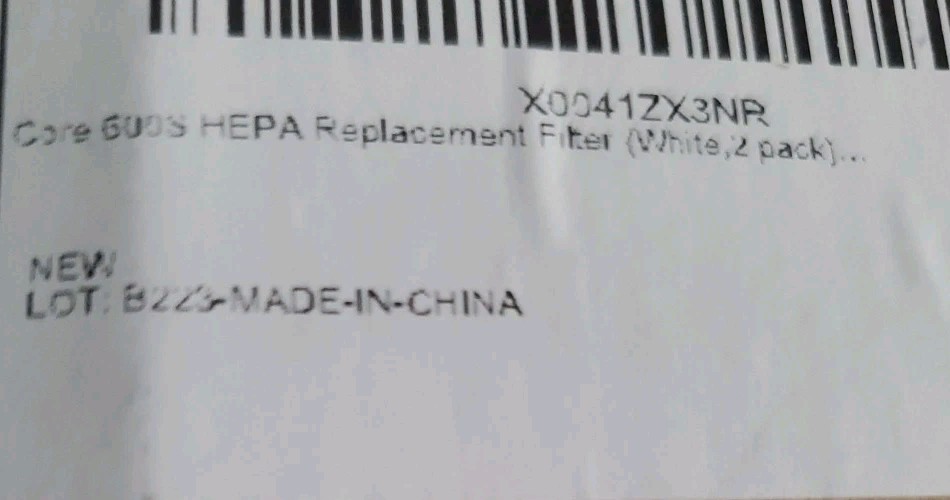 2-PACK Core 600S Replacement Filter for LEVOIT Core 600S Smart Air Purifier