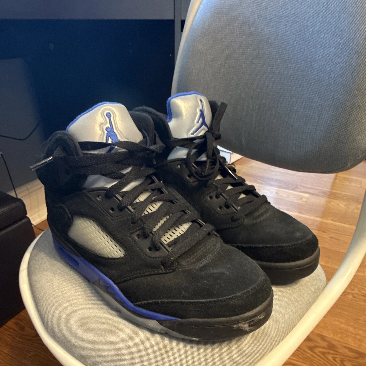 エアジョーダン 5 ネイビー スエード Jordan 5 Retro Blue Suede for Sale - Authenticity Guaranteed - eBay