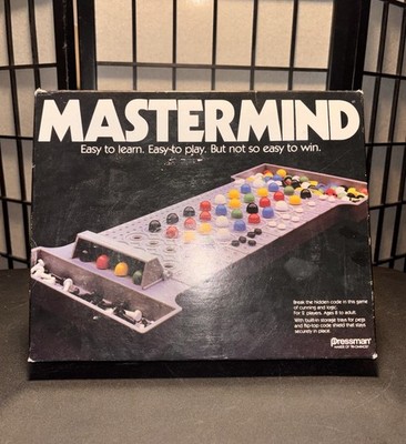 Vintage 1981 Mastermind Board Game By Pressman/ FULL GAME
