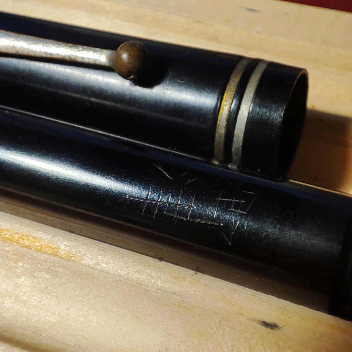 viyoh semiflex SERVICED vtg 1930s 1940  Japanese Fountain Pen Eyedropper Ebonite