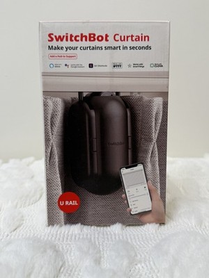 SwitchBot Curtain Smart Motorized Curtain Robot Voice Control Alexa Google Black