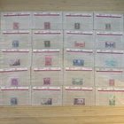 US Stamp Lot 20 Mint Singles MNH MH 1910s-1950s Collection Vintage Glassines