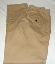 DOCKERS Tan Pleat Front Khaki Pants 100 Cotton Womens Size 8 Long Inseam 32.5"