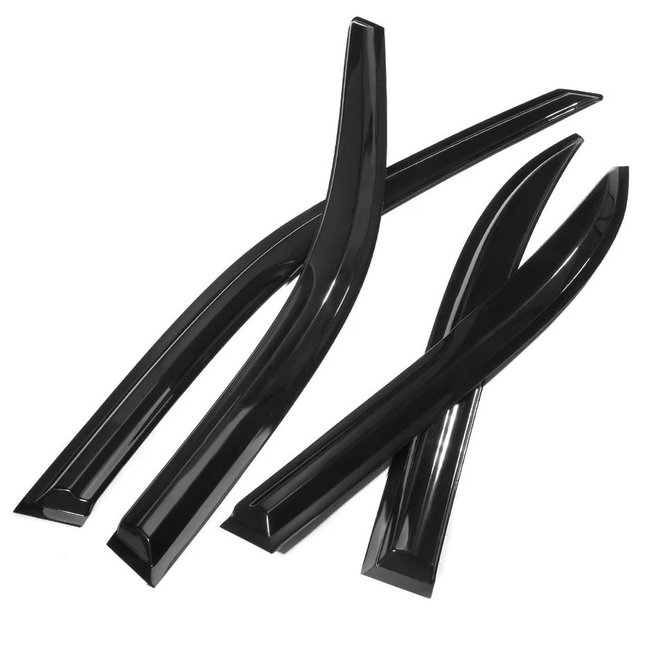 Visera de ventana para Toyota Corolla 1993-1997 JDM estilo Mugen 4 piezas cinta ondulada 3D Foto 2 de 4