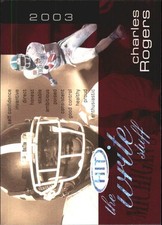 2003 Sage Hit Football Write Stuff Rookie Insert Singles - You Choose