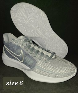 Nike FQ3391-010 Men's Breathable Mesh Running Shoes Gray White Size US 6