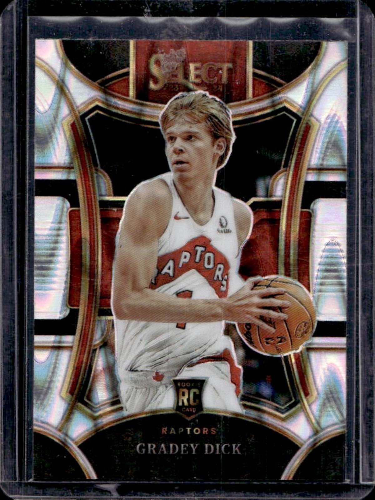 2023-24 Select Gradey Dick RC Tectonic Prizms Mezzanine #312 Raptors