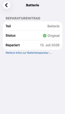 Apple iPhone 13 Pro Original 2026 OEM Akku A2656 3490mAh (Original) Neu