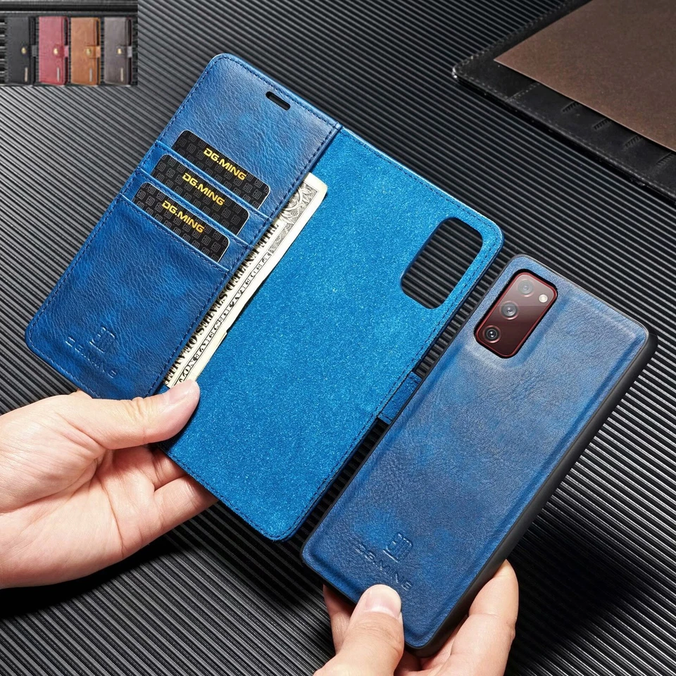 For Samsung Galaxy S25 Ultra S25 Plus S25 Magnetic Leather back Wallet Flip Case - Image 3 of 4