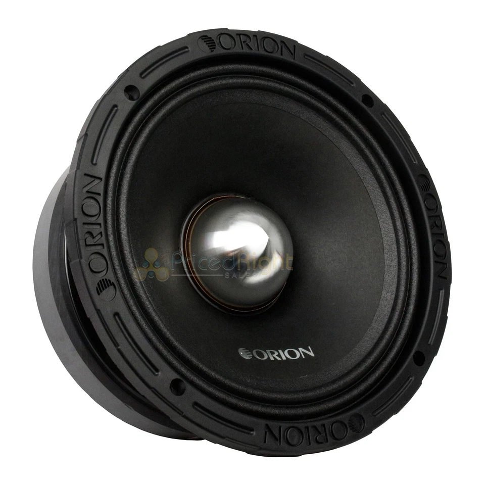 Пара динамиков средних басов Orion 8 дюймов автомобильная аудиосистема 2000 Вт макс. 500 Вт среднеквадратичная мощность 4 Ом XPM854MBF - Изображение 2 из 4