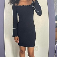 Vintage  Windsor dress witchy goth emo vampy type vibe, USA made size xs/s