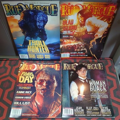 Rue Morgue Magazines Job Lot New Excellent Condition 4 Issues Horror Gore Films