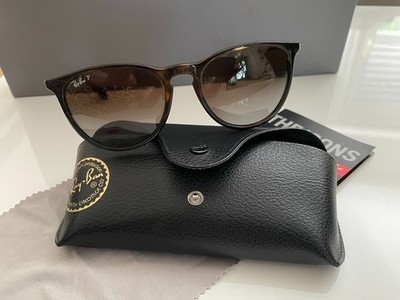 Ray Ban ERIKA Sonnenbrille RB4171 710/T5 4_18 145 3P POLARIZED Braun B-Ware