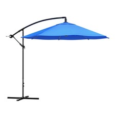 10 Foot Offset Hanging Patio Umbrella Aluminum Frame