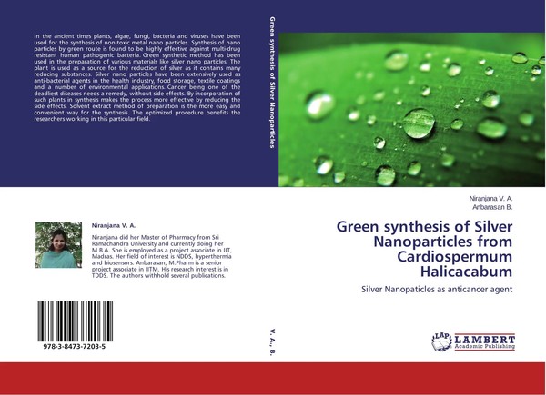 Niranjana V. A. (U. A.) | Green Synthesis Of Silver Nanoparticles From...-image