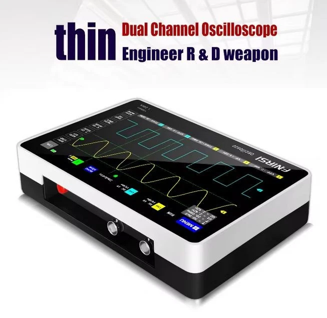 FNIRSI-1013D DSO Digitales Tablet Zwei Kanal Oszilloskop Touchscreen 100MHz 1Gsa - Bild 3 von 4