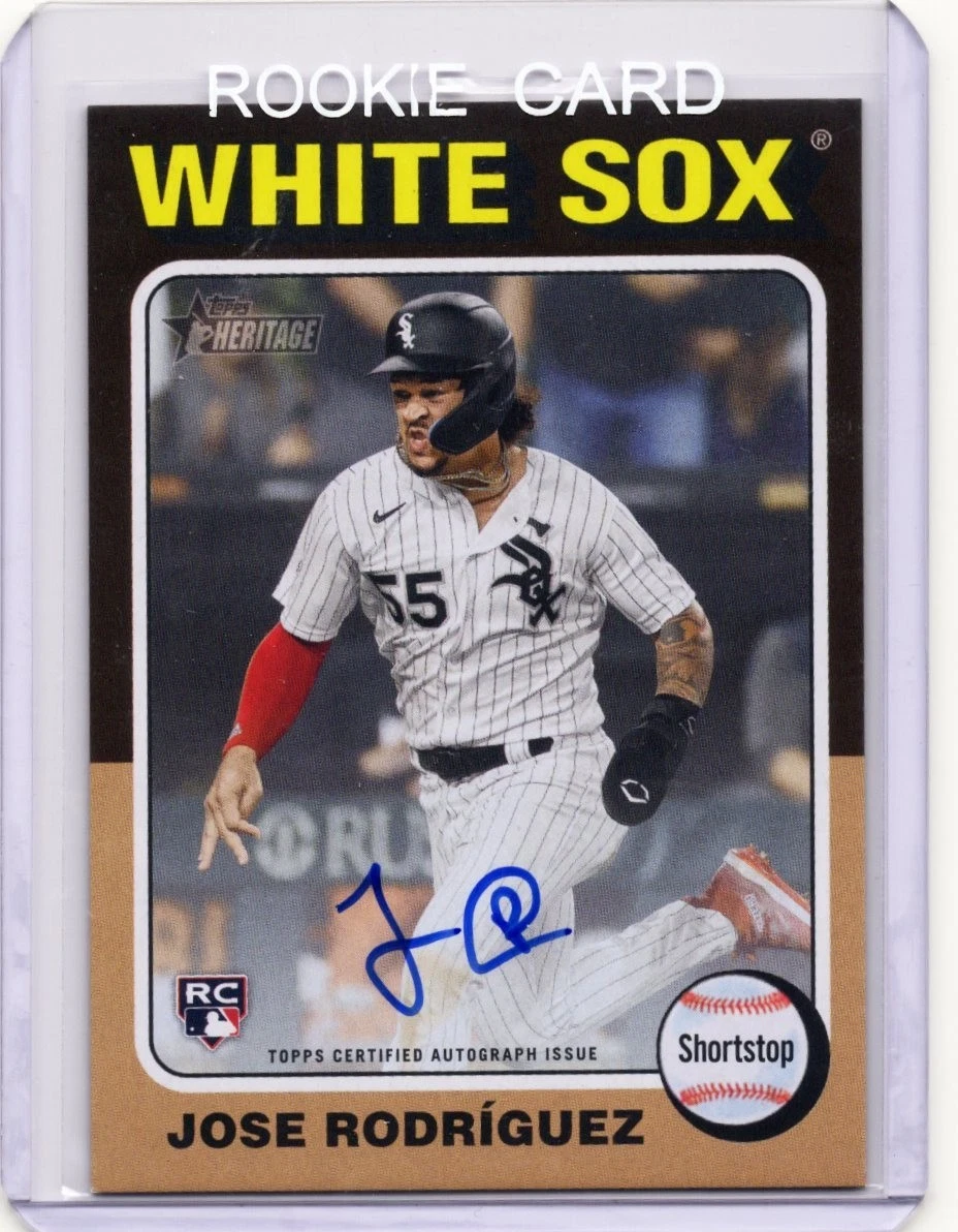 2024 Topps Heritage High Number Jose Rodriguez RC #ROA-JRO Real One Auto