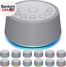 Sleep White Noise Sound Machines 32-Level Volume 30 Sounds 12 Colors Light 5 Tim