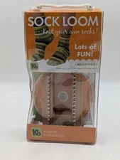 Kb The Original Sock Loom Authentic Knitting Board Knit Hook & How-To DVD