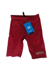 Arena Boys Youth Swimming Trunks Board Shorts Red Size 24/Age 8-9 NWT
