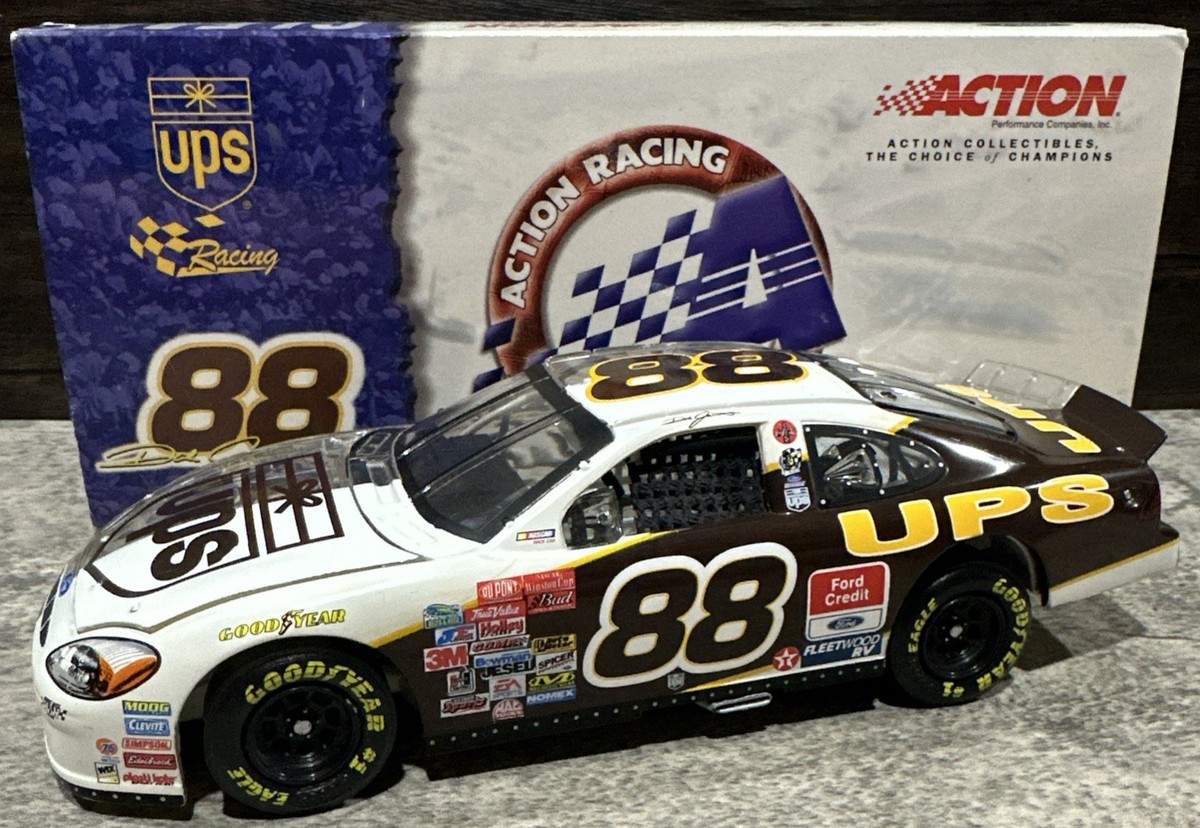 2001 Dale Jarrett RCCA Half Clear UPS 1/24 Action Nascar Diecast