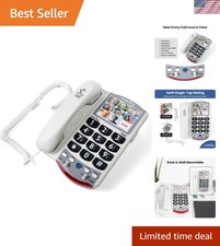 Senior-Friendly Phone with Amplification and Customizable Ringer Settings