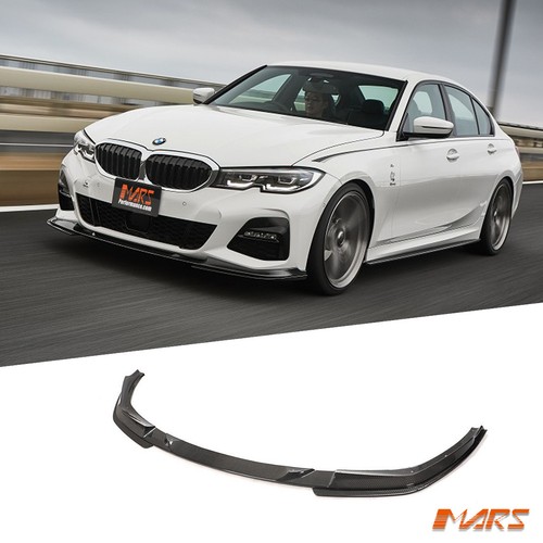 3D Style Carbon bumper bar lip Spoiler for BMW 3-Series M Sport G20 G21 2018-22 - Picture 1 of 10