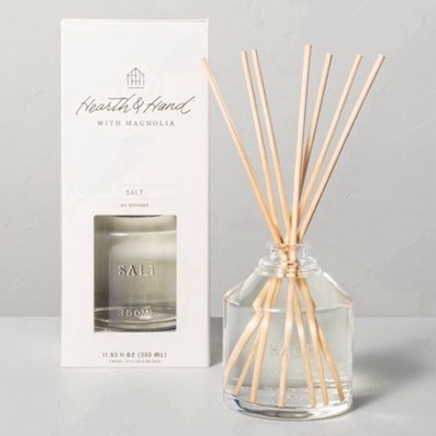 NEW Hearth & Hand With Magnolia Salt Oil Reed Diffuser 11.83 fl oz 350 ml