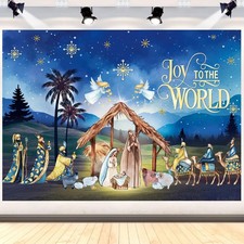 Jesús es la razón de la bandera de la temporada, gozo al mundo telón de fondo Cristo religioso...