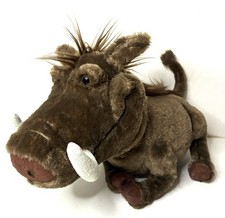 Disney Just Play Lion King Pumbaa Plush Toy Stuffed Animal Talking Works