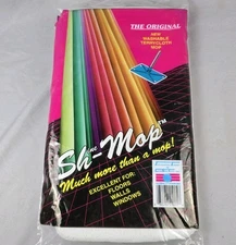 The Original Sh-Mop – Classic Mop That Cleans in Half Time Washable Terry Cloth