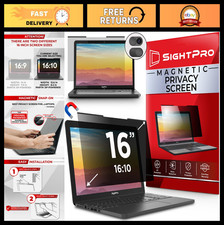 16" Magnetic Laptop Privacy Screen Filter - Removable 16:10 Shield Protector