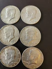 Kennedy Half Dollar 1966-1969, 40% Silver, 6-Pack