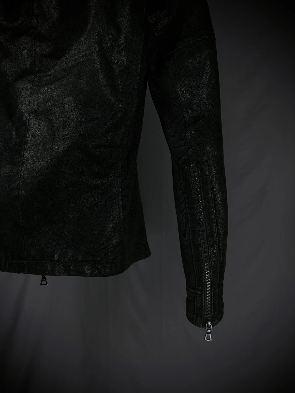 No ID Japanese Brand Hybrid Leather Bono Jacket image 7
