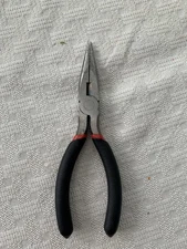 Needle Nose Pliers Wire Cutter Silicone Handle 6-3/8”