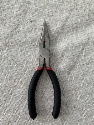 Needle Nose Pliers Wire Cutter Silicone Handle 6-3/8 