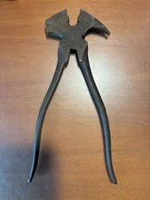 Vintage Fencing Pliers 10" Long Unbranded Made in USA