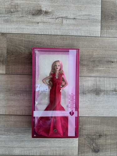 Barbie 2007 Go Red for Women American Heart Association NRFB Pink Label - K7957