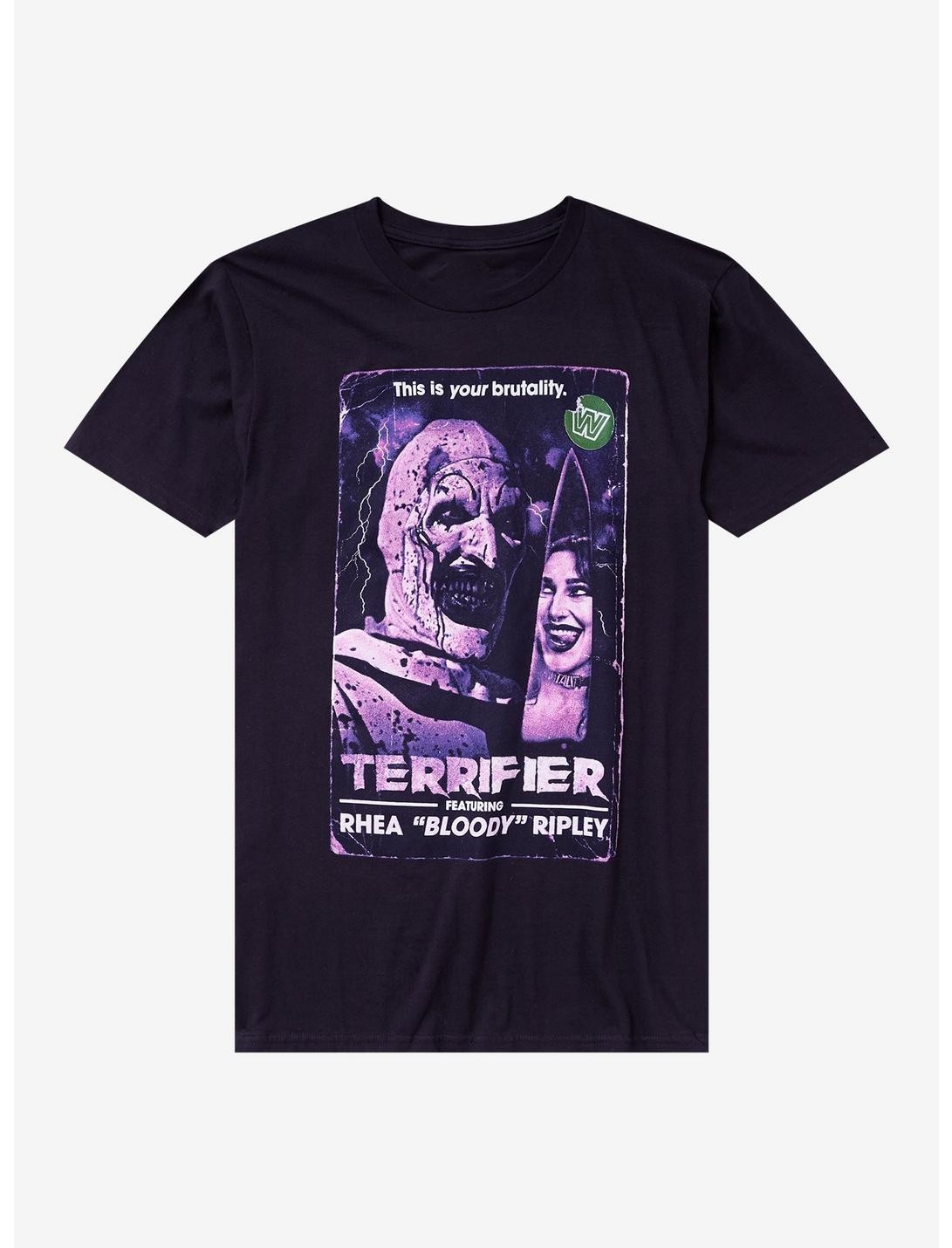 WWE Rhea Ripley X Terrfier Knife T-Shirt Black Size S - 5XL