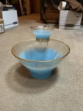 Vintage 1970s Chip And Dip Set